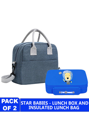 Star babies- Insulated Lunch Bag with 5 compartment Lunch Box