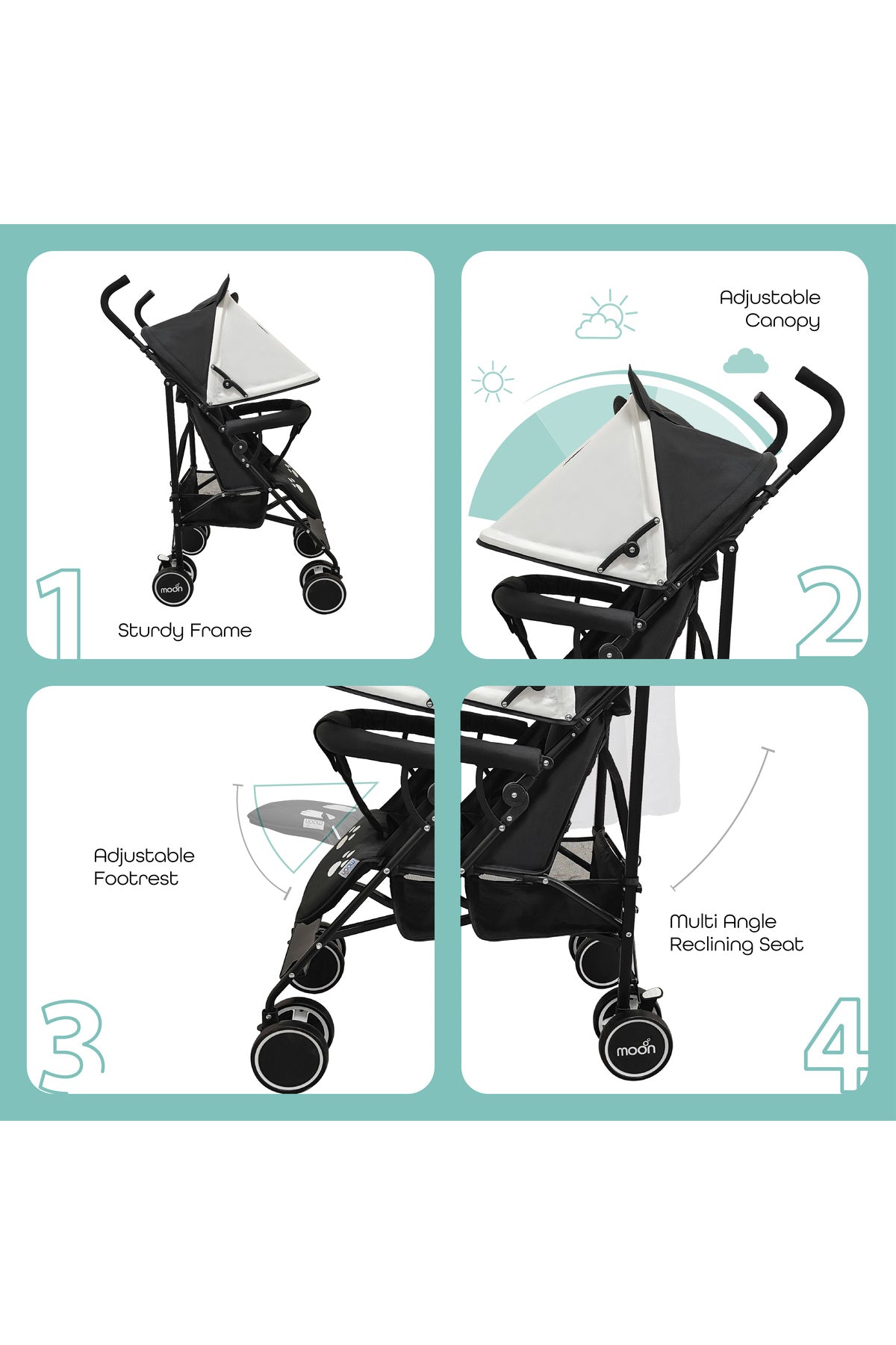 MOON Safari - Stroller Character - Panda