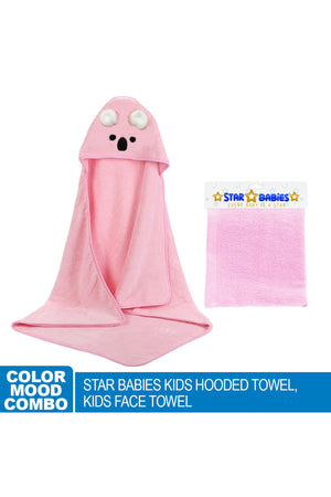 Star Babies - Hooded Towel, Face towel - Design May Vary