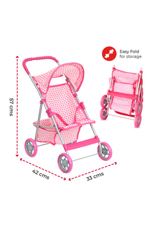 MOON  Doll Stroller-Pretend to play-Pink