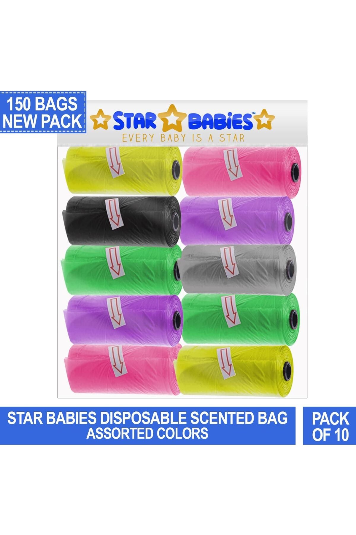 Star Babies Scented Bag Pack of 10 - Assorted
