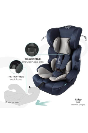 MOON Tolo - Baby/Kids Car seat (Group-1,2,3) - Navy Blue