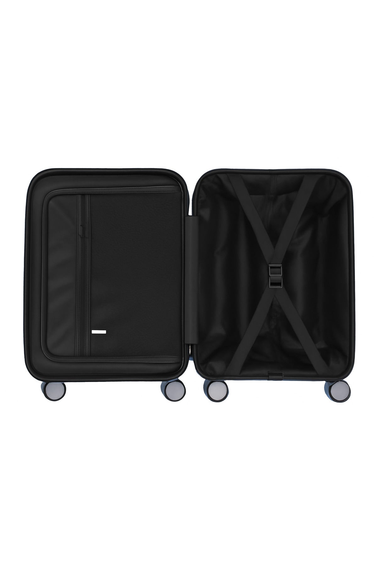 W.O.K 3-Piece Hard Shell Luggage Set – 20", 24", 28" Spinner Trolleys With Number Lock – Black