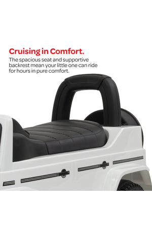 Moon  Licensed Mercedes Ride on Sports Car-for Kids 12–36 Months – Push Car, Foot-to-Floor Ride On – White
