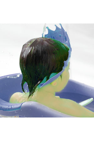 Star Babies Adjustable Crown Shape Kids Shower Cap - Blue