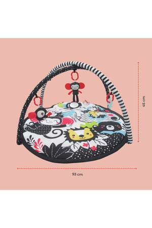 MOON Chirpy Portable Activity Gym Play Mat Floor Seat for 0m+ - Black