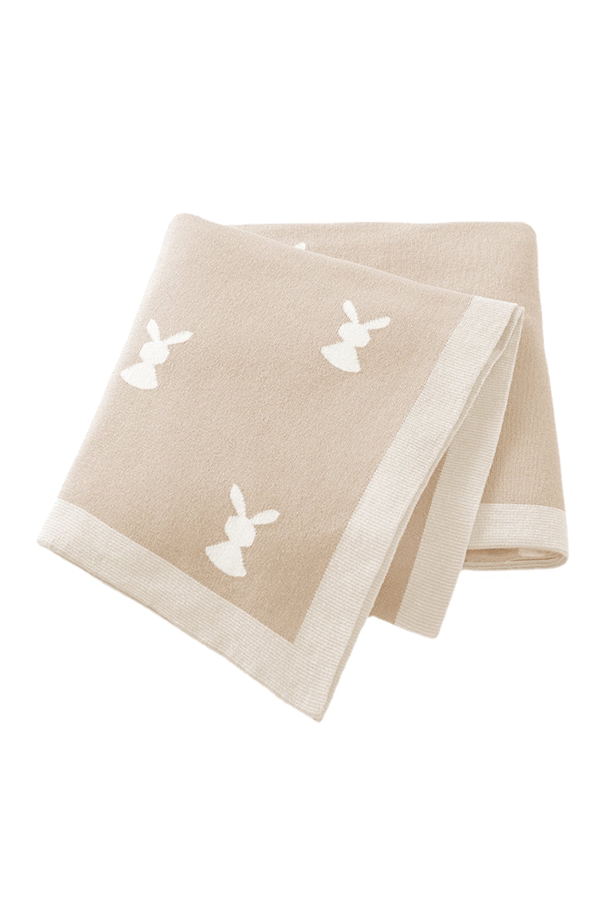 Star Babies - Baby Cotton Knitted Blanket 80x100cm - Cream