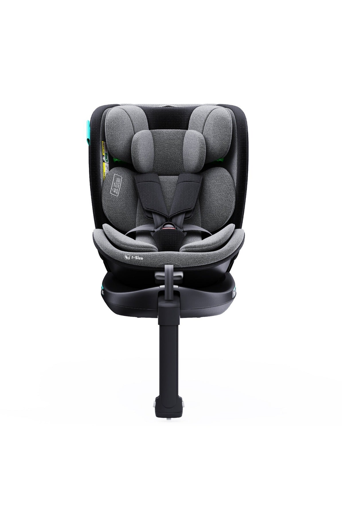 MOON Gyro Pro+ i-Size 360° Rotating Car Seat w/ leg Support and ISOFIX for 40-150cm (Group 0+-1-2-3) 0m to 12Yr- ECE R129/E4 – Grey