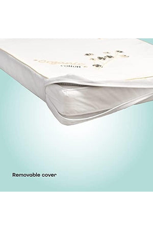 MOON  organic Toddler Crib & bed mattress - Size 133x10x70 cm