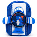 Cocobee – Aeroplane Style Dinosaur Printed Backpack For Boys – Blue