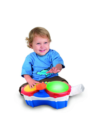 Little Learner My First Bongos Drum - Interactive Musical Toy for Toddlers | Light-Up Drums and Fun Sounds - Tap & Play with Pre-Recorded Tunes