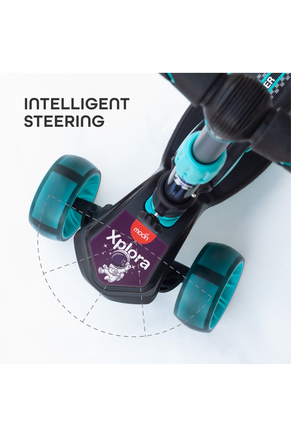 MOON Xplora Baby Scooter With seat- Blue