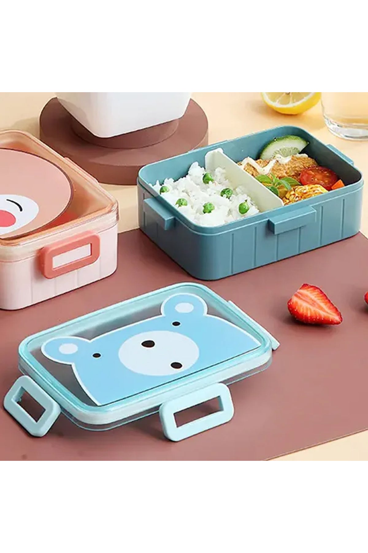 Star Babies - Kids Bear Lunch Box - Blue
