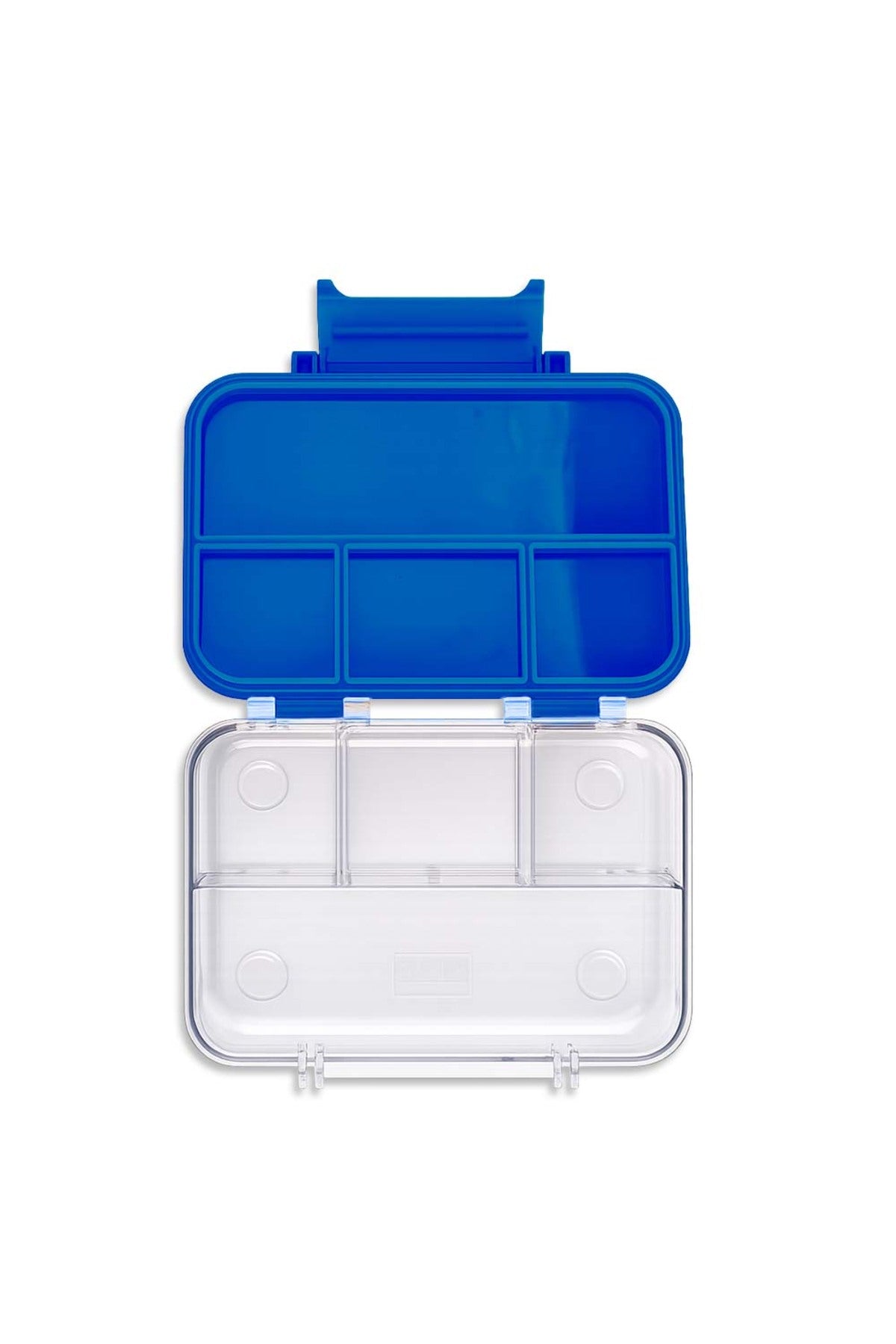 Cocobee-Tritan Bento Lunch Box, Bpa Free, 4 Compartments, Leakproof, Design – Blue