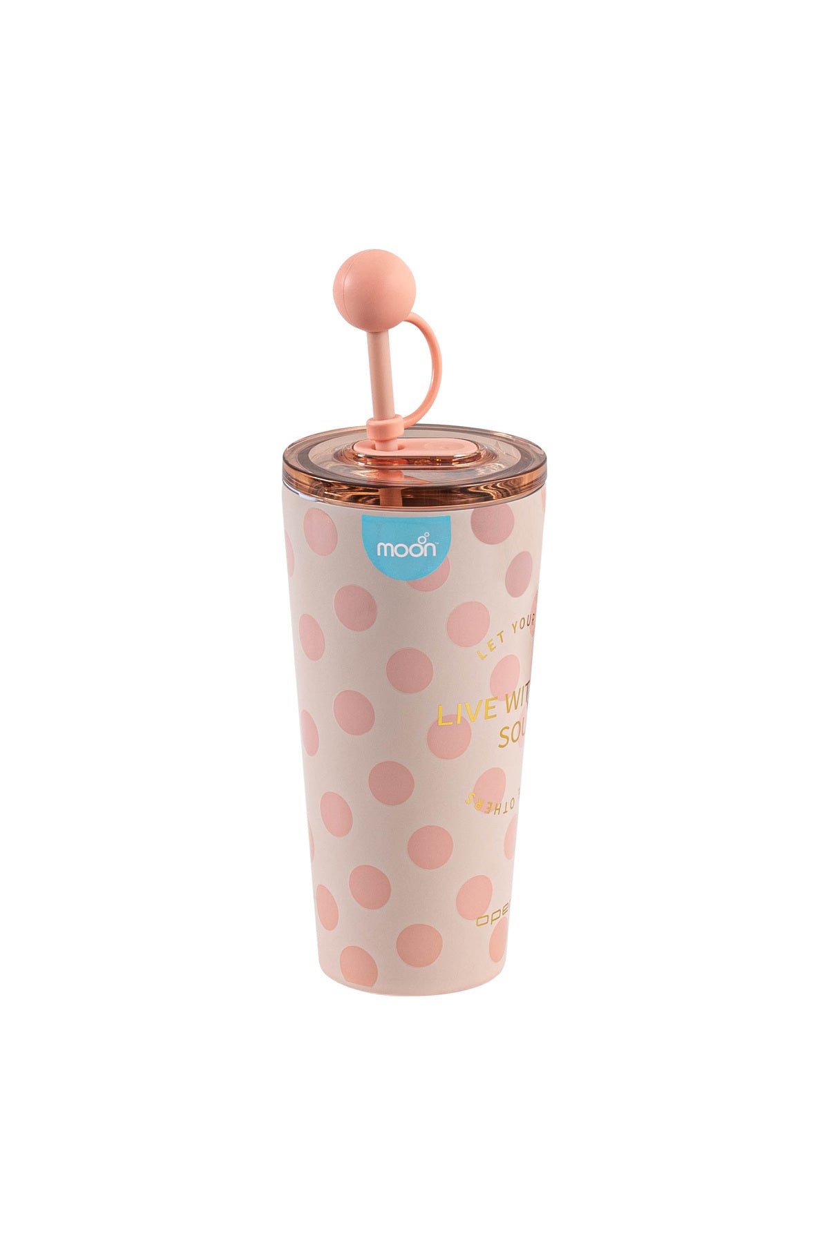 MOON Double Smoothie Cup With Straw
86x86x206mm
473ml / 16oz-Pink