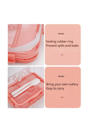 Star Babies 3-in-1 School Lunch Combo – Insulated Lunch Bag, Leak-Proof Bento Lunch Box, and  Stainless Steel Mini Food Jar Set for Kids, Toddlers & School