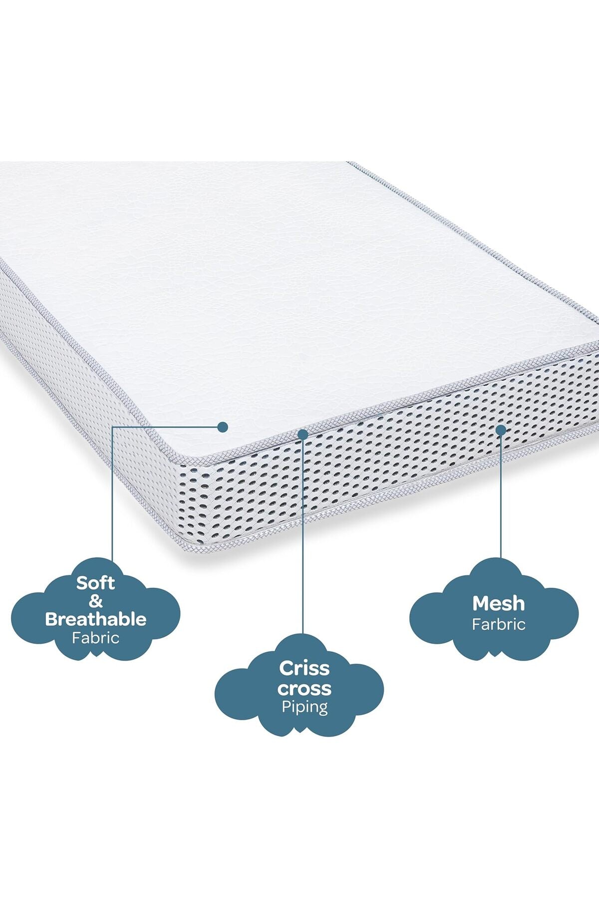 MOON  Bonnell Spring Mattress -140x70x17cm.