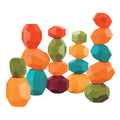 MOON Rock and Stack Balancing Educational Sensory Vibrant Toy Blocks for 12M+ - 12pcs.