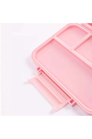 Cocobee Tritan Leakproof Bento Lunch Box – 4 Compartments, Bpa-Free, 585Ml, 3Y+, Pink