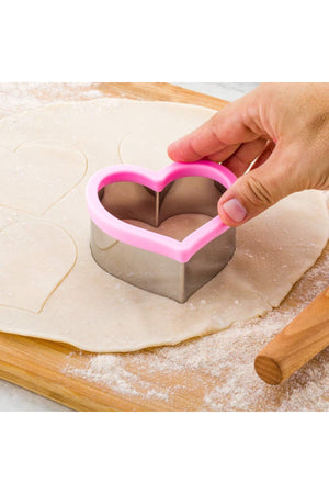 Star babies combo - Fruit picks(10pcs) with sandwich cutter Pink