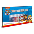 Paw Patrol Felt Tip Pen Set – 36 Colouring Pens with 3 Stamps, Ink Pad & Colouring Book | Kids Art & Craft Stationery Kit