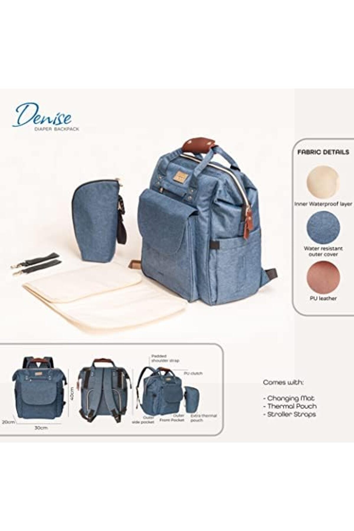 MOON DENISE Diaper Backpack