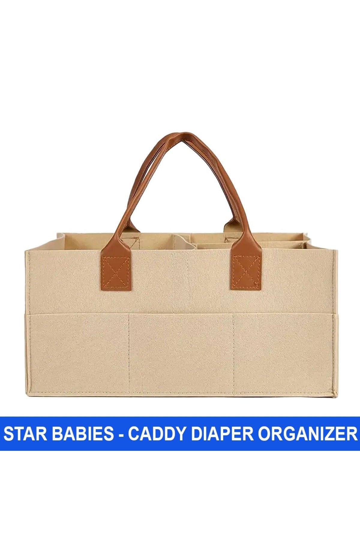 Star Babies Caddy Diaper bag organizer - Ivory