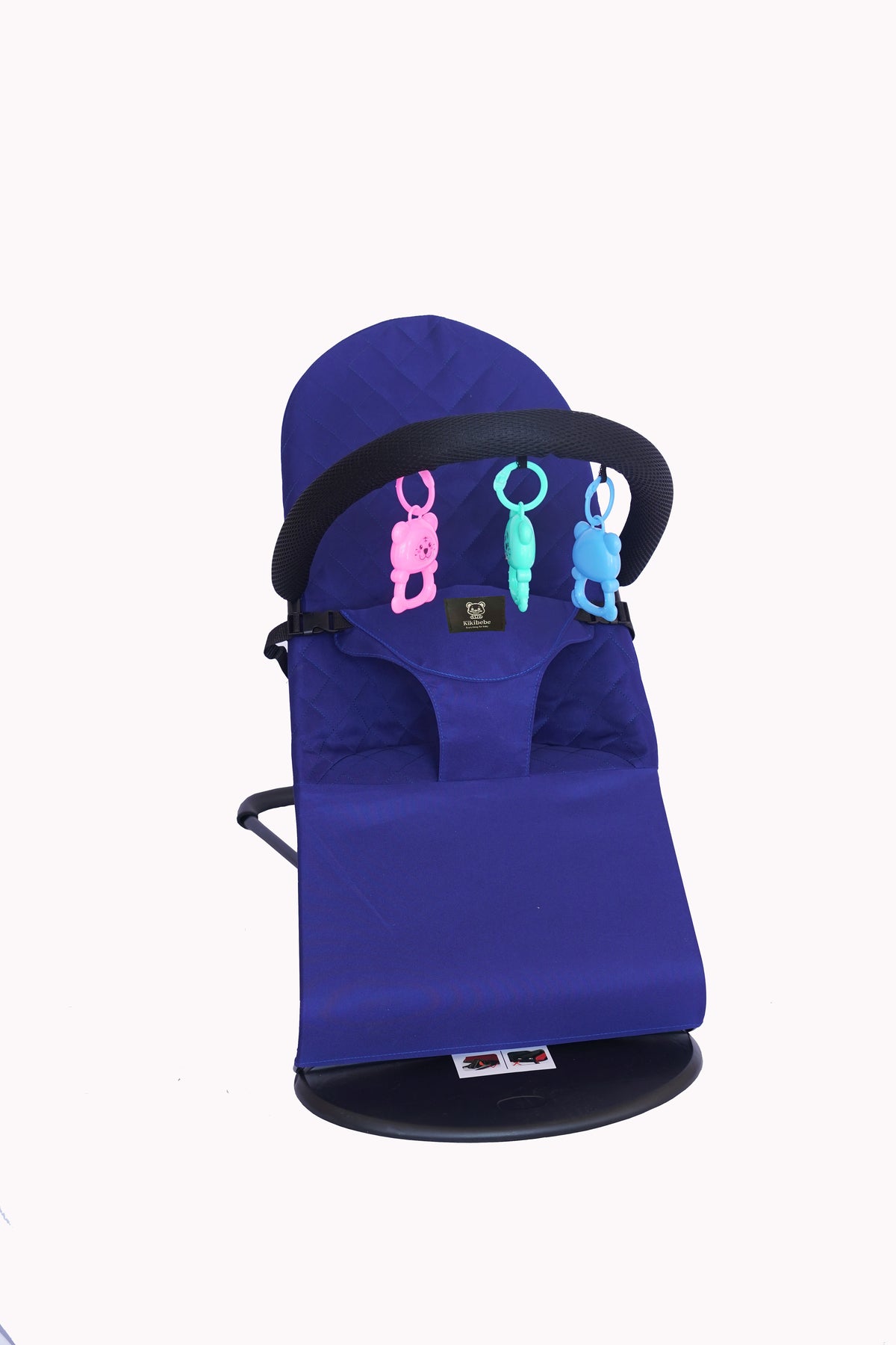 Kikibebe 3-Stage Baby Bouncer & Recliner Seat – Blue