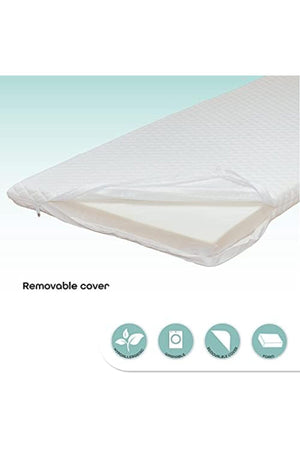 MOON  Baby quilted crib mattress - 0m+, White