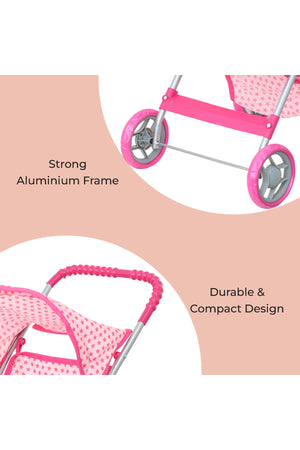 MOON  Doll Stroller-Pretend to play-Pink