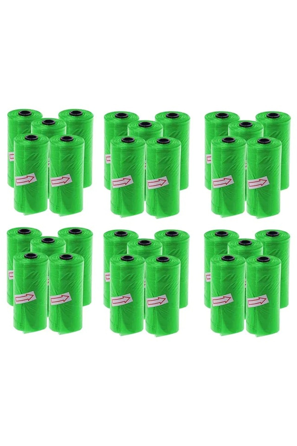 Star Babies - Scented Nappy Bag Pack of 30/450 Bags - Green