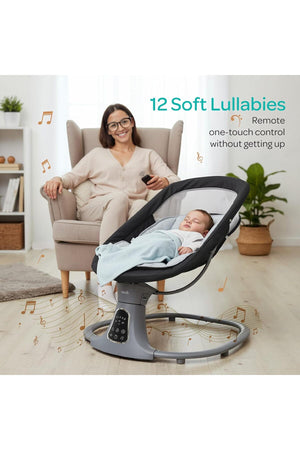 MOON  Koze Baby Swing, Holds upto 9kg. Gentle Swaying Motion -Grey