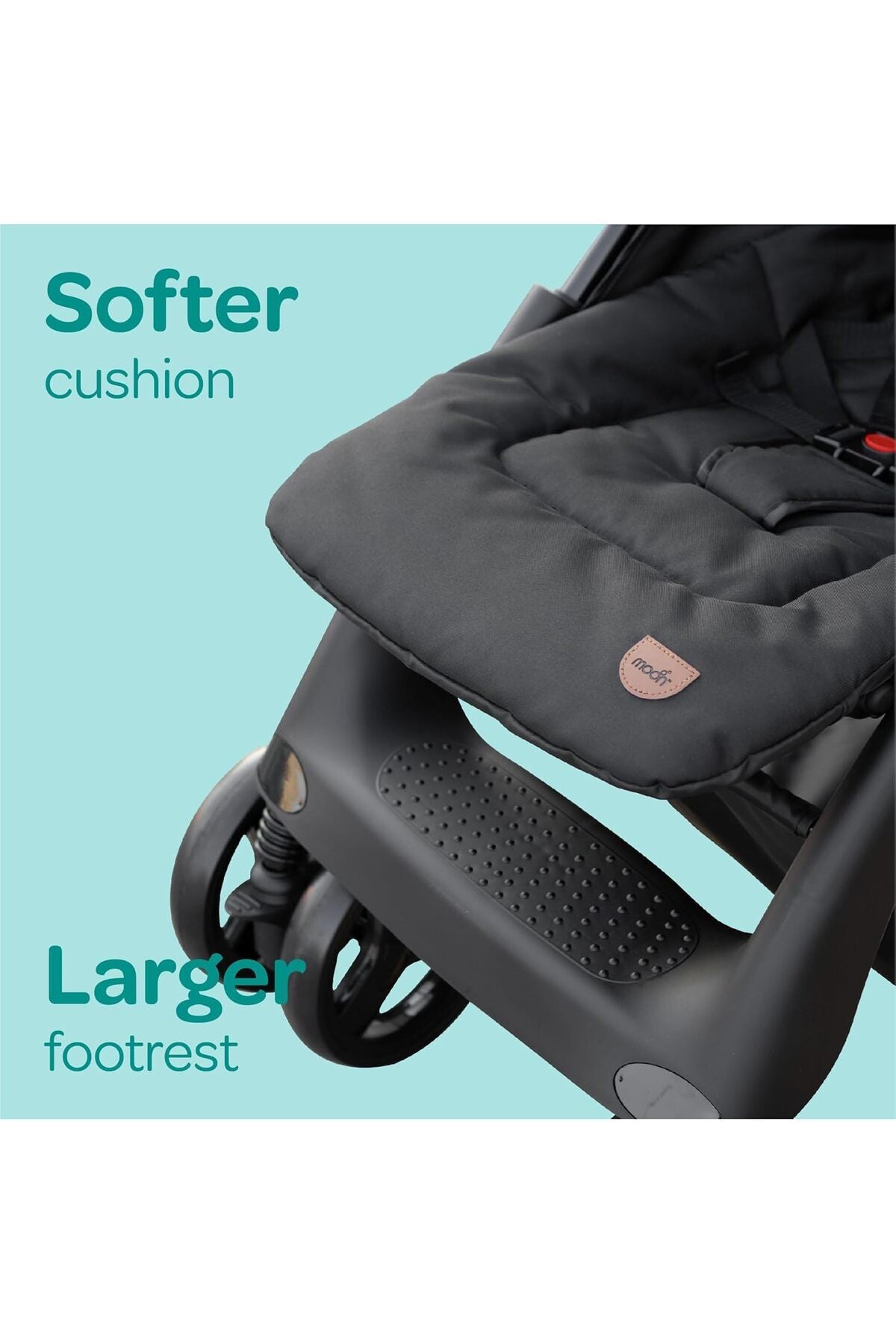 MOON Aria Baby Stroller Travel Gear -Light Grey