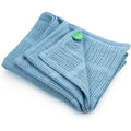 MOON Organic Cellular Blanket 75 X 100 cm – for 0 Months+ -Blue