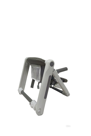 Kikibebe Baby Booster Chair With Three-Position Height Adjustment – Grey