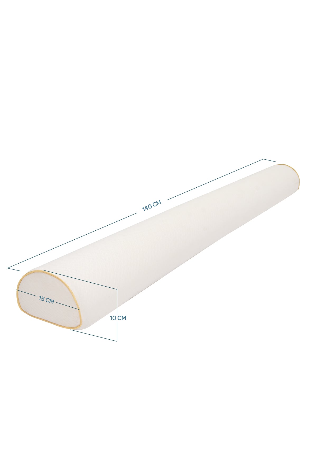 MOON Organic Toddler Half Moon Bed Bumper –Pack of 2 – White