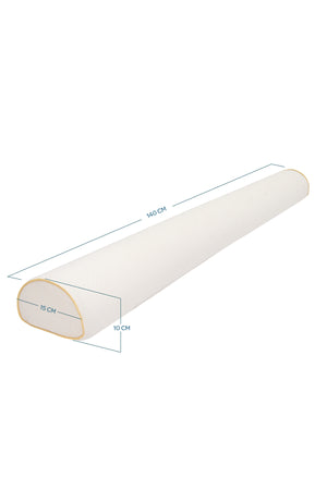 MOON Organic Toddler Half Moon Bed Bumper –Pack of 2 – White