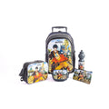 Avatar 18" Trolley Bag Set With Lunch Bag, Pencil Case, Water Bottle & Lunch Box – Dark Grey