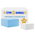 Star Babies - Disposable Changing Mat - Pink - 100pcs With Changing Mat - Lavender - 20pcs