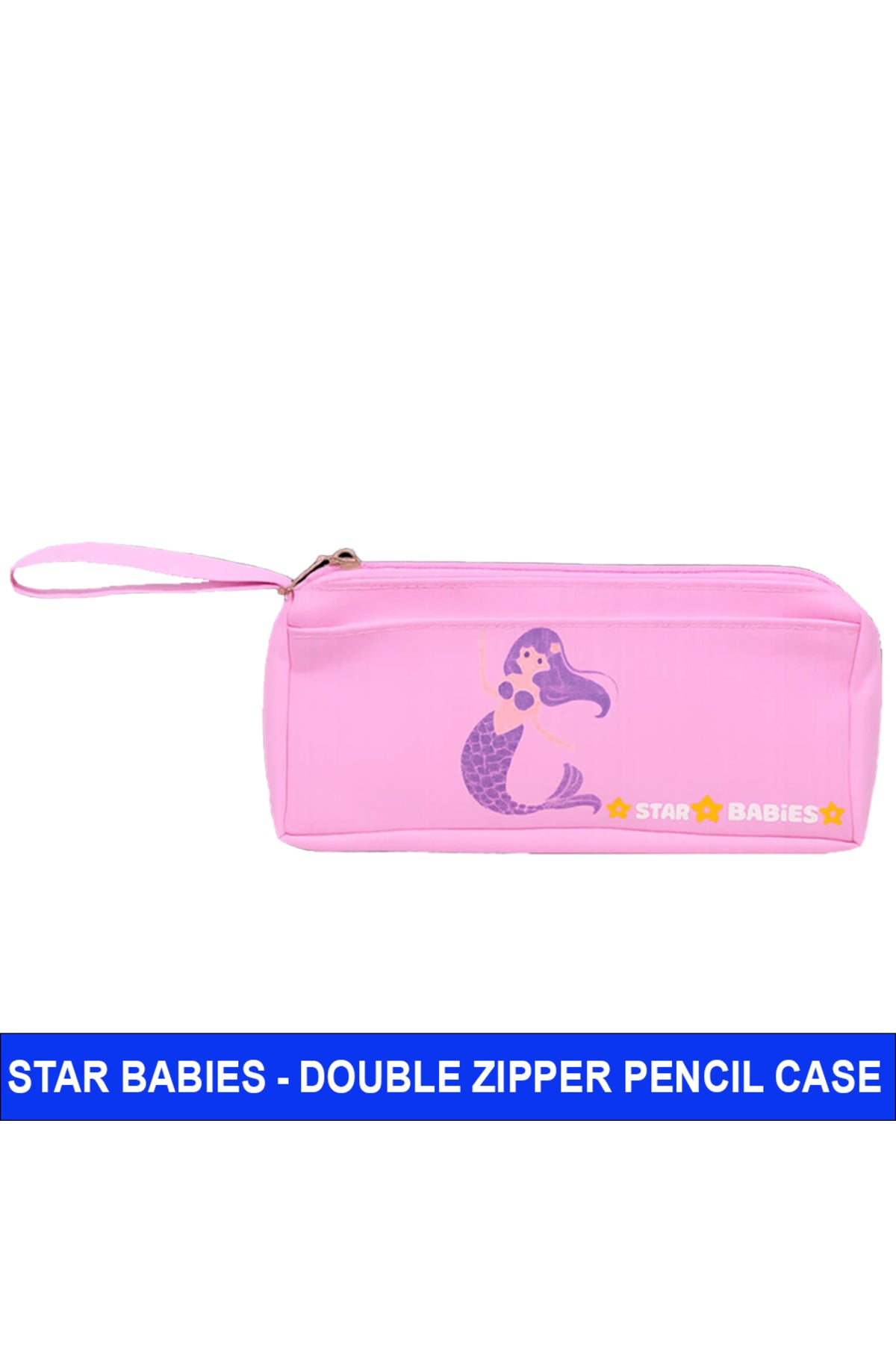 Star Babies - Double Zipper Pencil Case - Little Mermaid