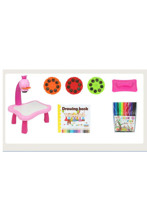 Kikibebe Projection Painting Machine With Music – Pink