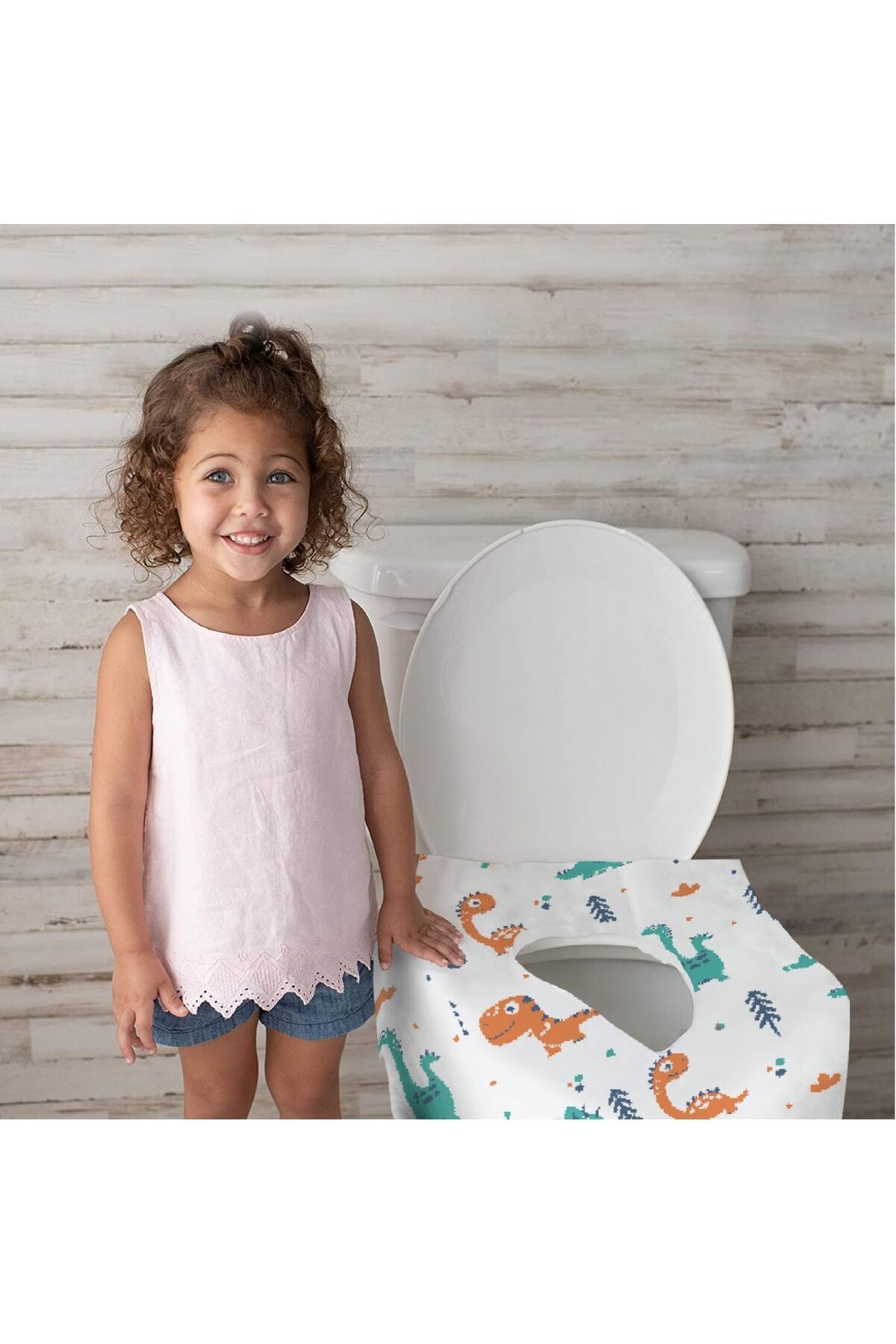 MOON Disposable toilet seat cover - Dino ( 66 x 63 cm)