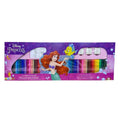 Disney Princess Ariel Mega Maxi Art & Stamp Set for Kids – 6 Wooden Rubber Stamps, Washable Ink Pad, 60 Washable Colour Markers, Crayons, Colouring Book, Notebook & Stickers