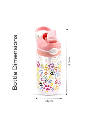 Cocobee Tritan Leakproof Water Bottle, 480Ml – Bpa Free, Push-Button Lid, Age 3+ (Pink)