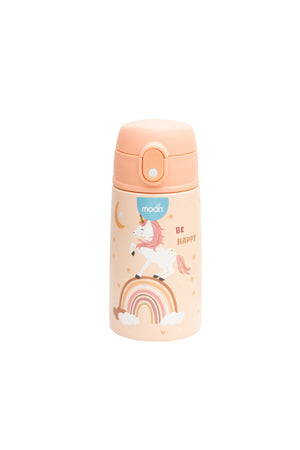 MOON Kids Insulated Water Bottle – BPA Free,Leak Proof Sipper for Toddlers – Eco-Friendly – Stays Cold or Warm for Hours -Rainbow