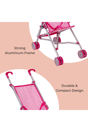 MOON Baby Doll Buggy-Pretend to play-Pink