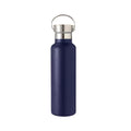 Star Babies Double Walled Stainless Steel Vacuum Insulated Sports Water Bottle with Portable Stainless Lid 600ml - Navy Blue