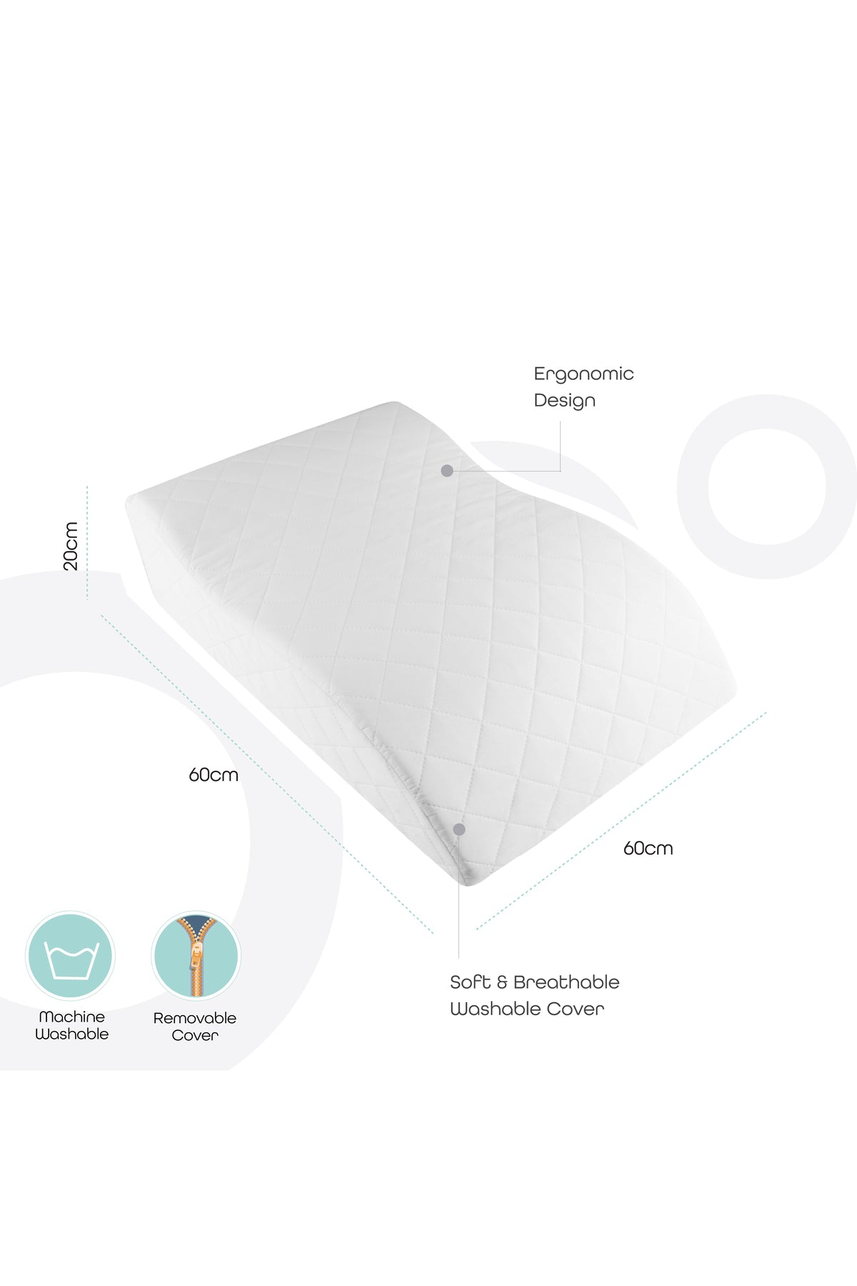 MOON  Contour Leg Elevation Pillow