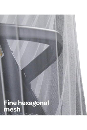 MOON Universal Stroller Mosquito Net, Breathable Mesh Net- for Stroller-White