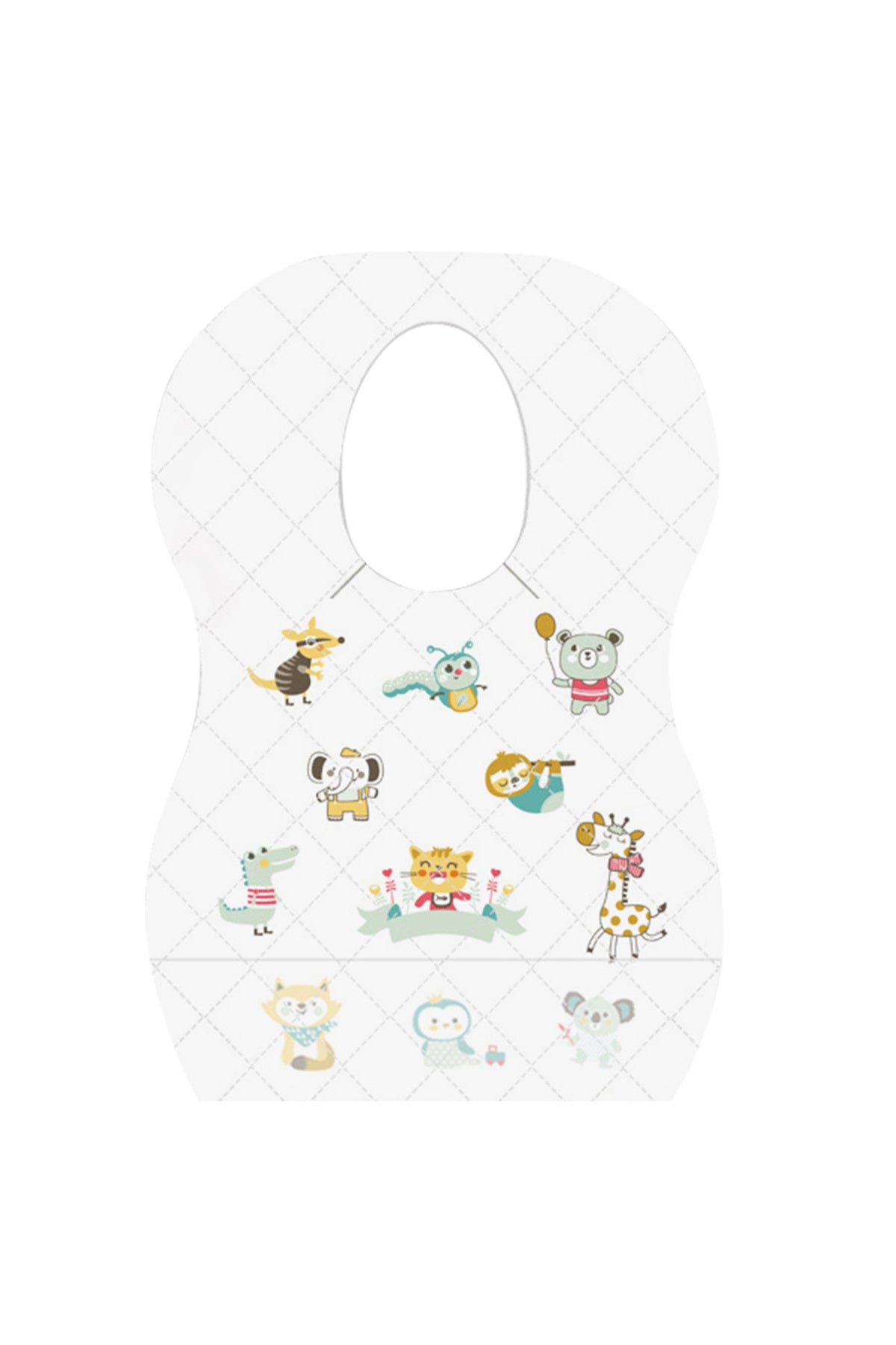 Star Babies - Disposable Bibs - Pack of 10 - Animal Print